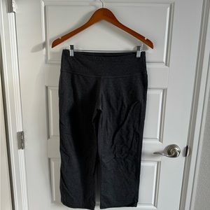 Prana Wide Leg Cropped Leggings Gray Sz S